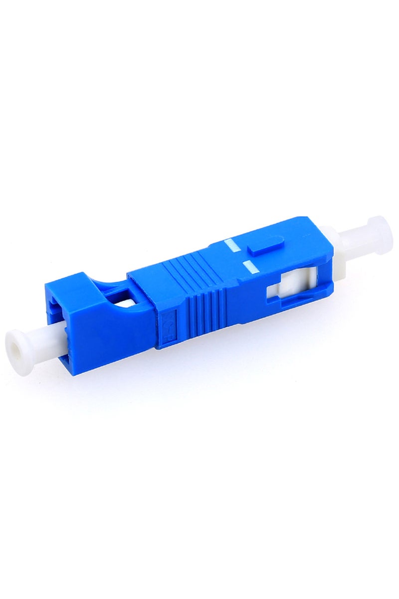 1pc 1pc Single Mode SC Male to LC Female Hybrid Optical Fiber Adapter Connector for Optical Power Me