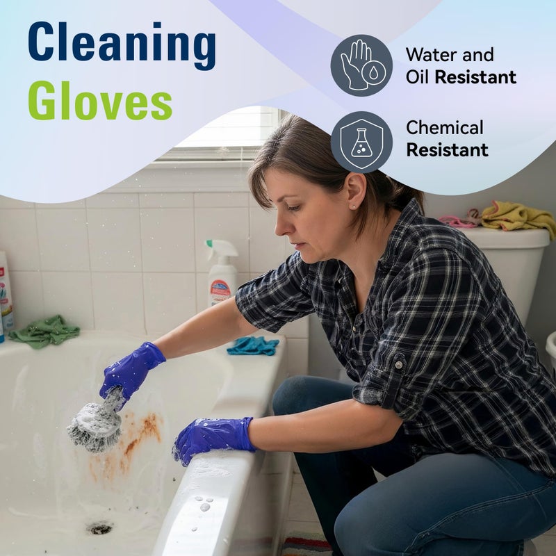SWIFTLITE Disposable Nitrile Gloves, Food Safe, Latex-Free Powder-Free, Kitchen Rubber Gloves for Cooking, Cleaning and Food Prep (Small, 100) - Image 5