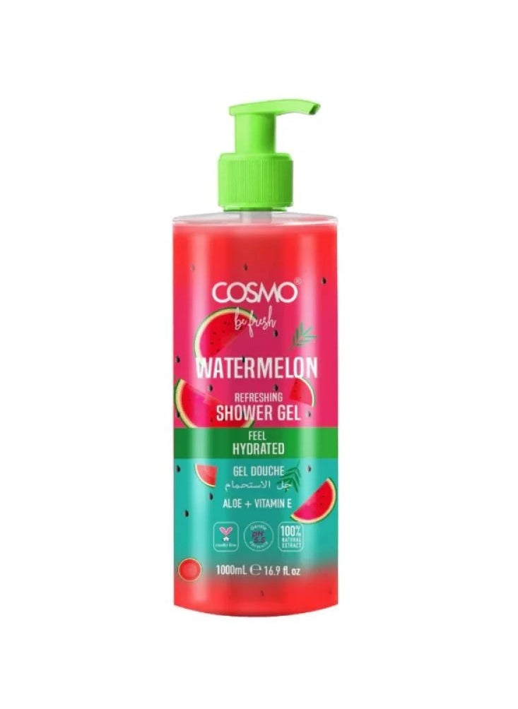 COSMO Refreshing Watermelon Shower Gel 1000Ml 