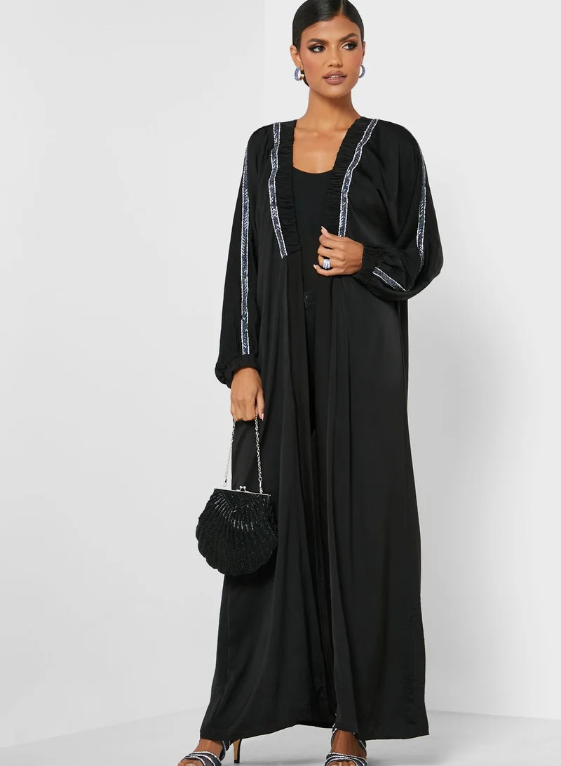 hayas closet Embellished Abaya