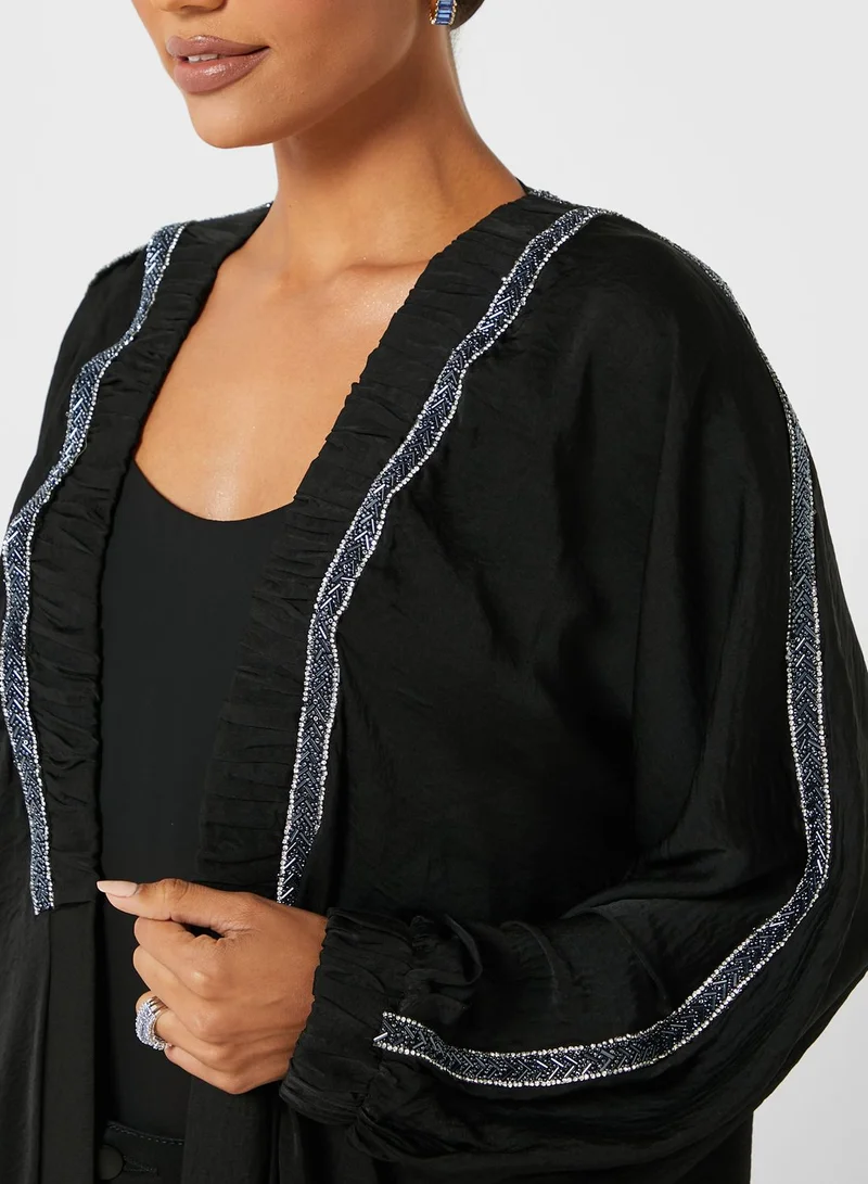hayas closet Embellished Abaya
