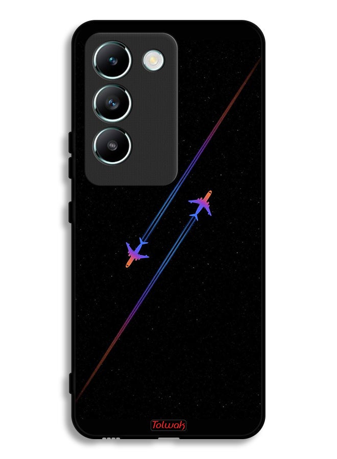 Tolwak Vivo Y100 4G Protective Case Cover Airplanes Art - Image 1
