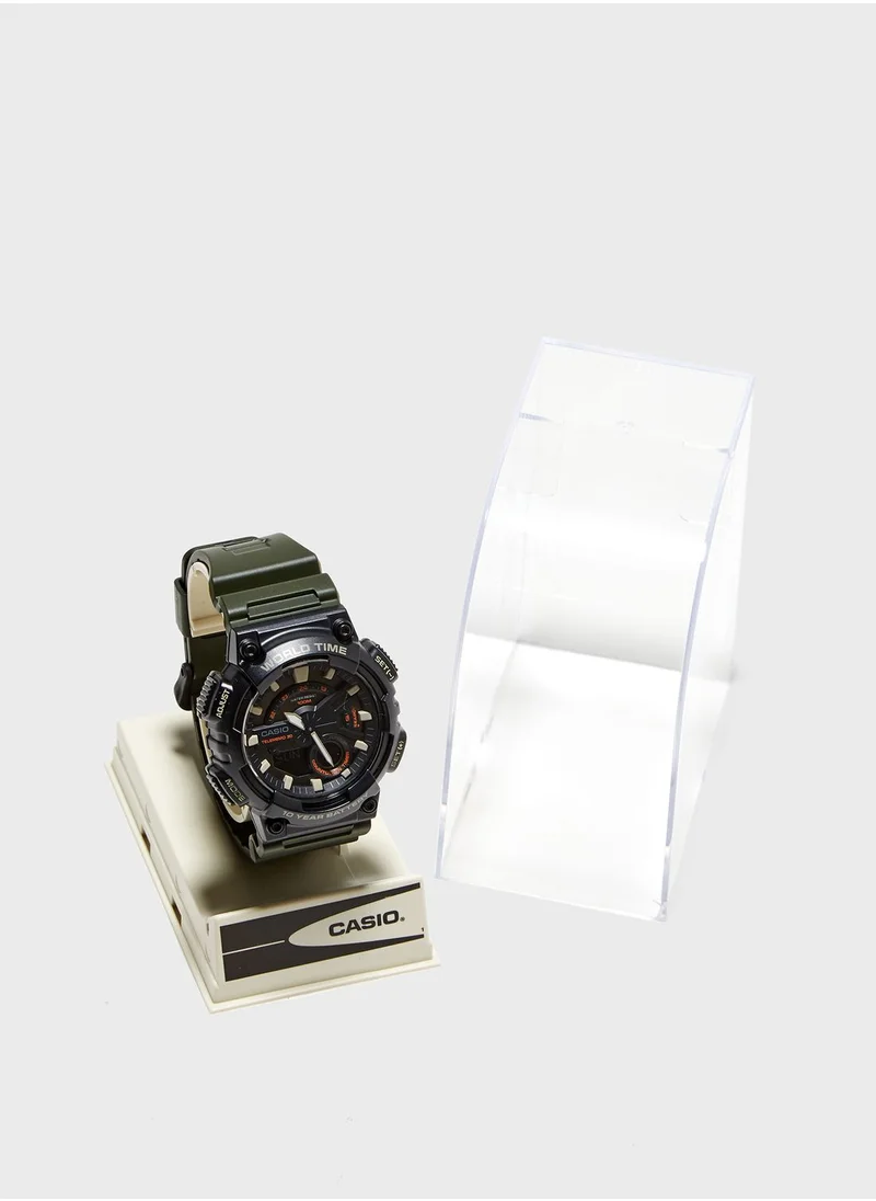 CASIO Classic Pu Strap Analog Watch