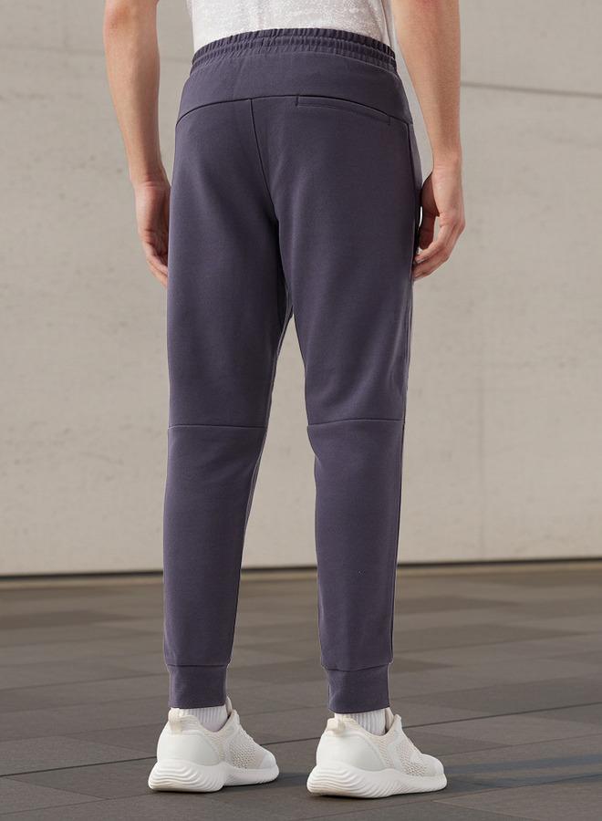 Active Men Regular Fit Joggers with Drawstring Waist - Image 3