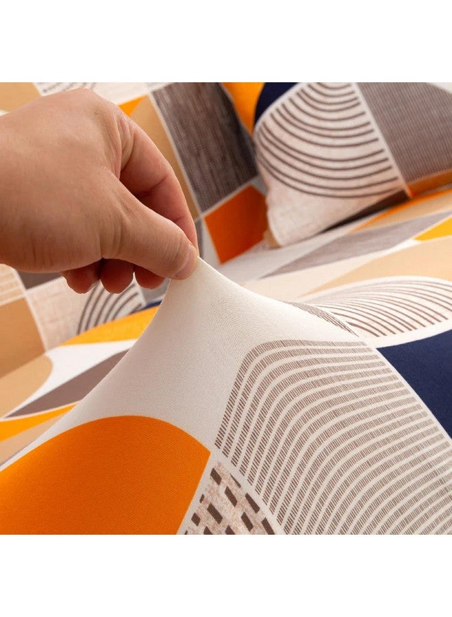 Lukzer Universal 2 Seater Sofa Cover with 1 Pillow Case 140 GSM Big Elasticity Slipcover for Couch Protector Stretchable (New Multicolor Design/140-180cm) SC-043-02 - Image 4