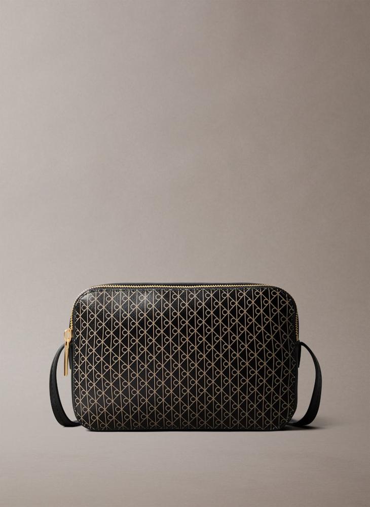 CALVIN KLEIN Allover Monogram Logo Camera Bag - Image 1