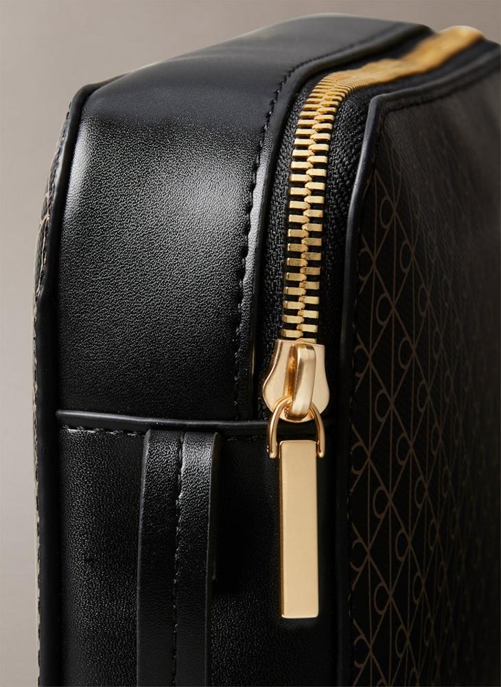 CALVIN KLEIN Allover Monogram Logo Camera Bag - Image 3