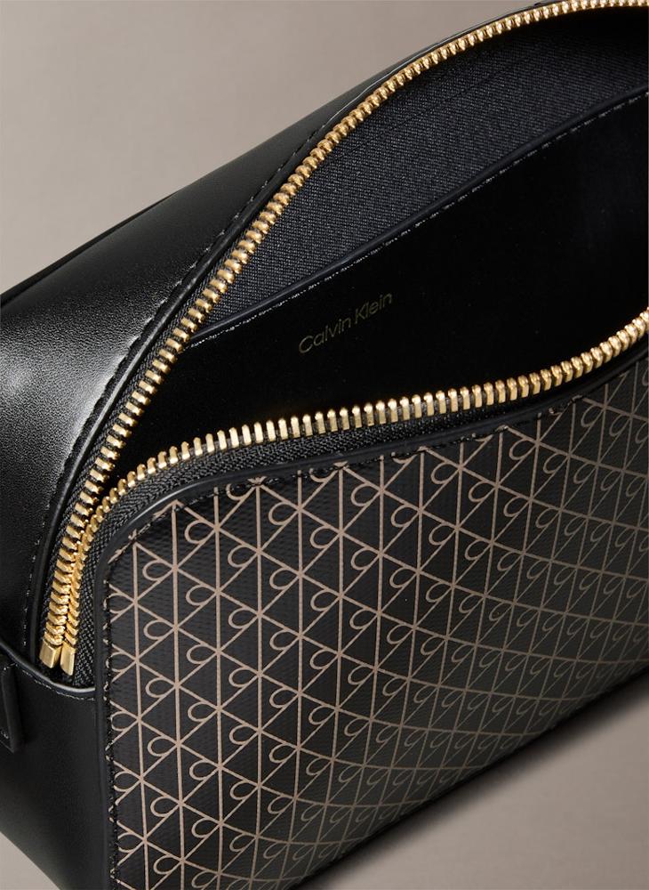 CALVIN KLEIN Allover Monogram Logo Camera Bag - Image 4