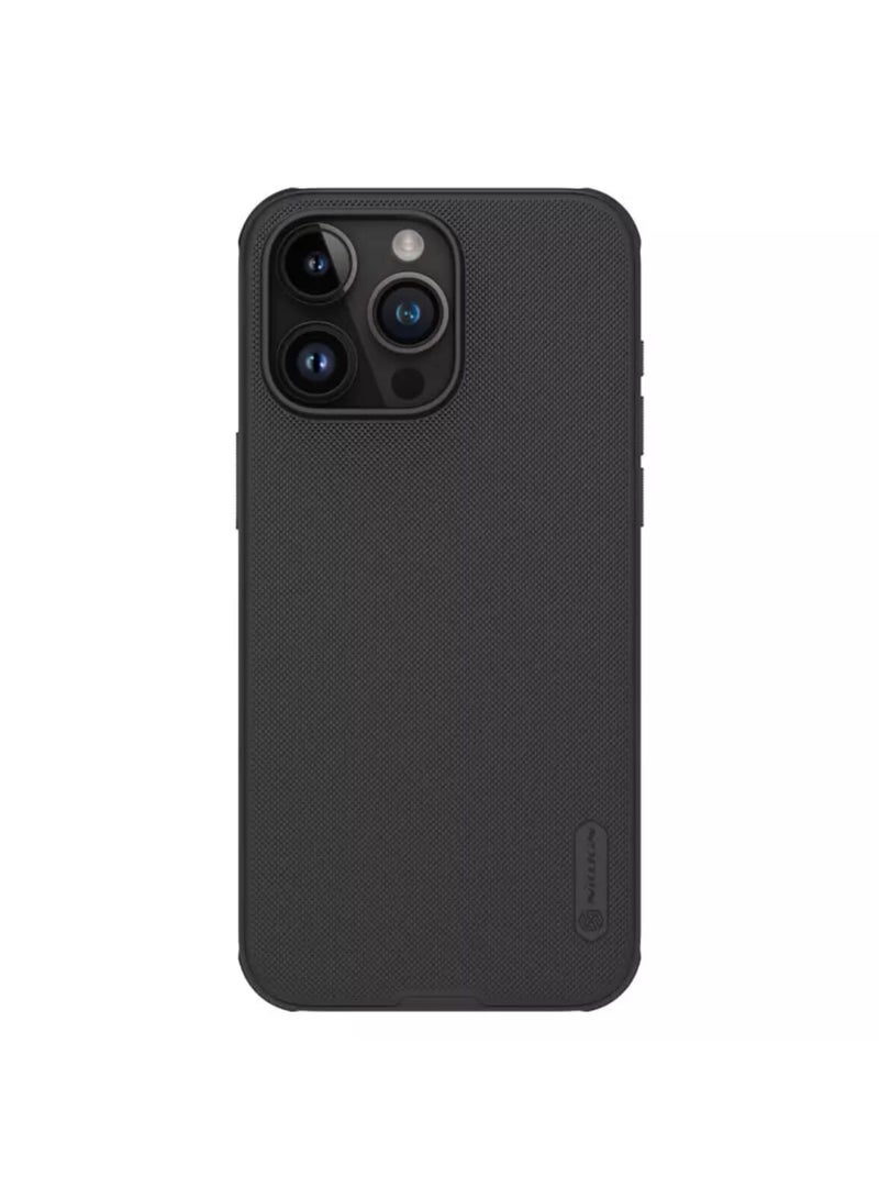 Nillkin Nillkin High Quality Super Frosted Shield Pro Magnetic Case For Apple iPhone 15 Pro Max Black  - Image 1
