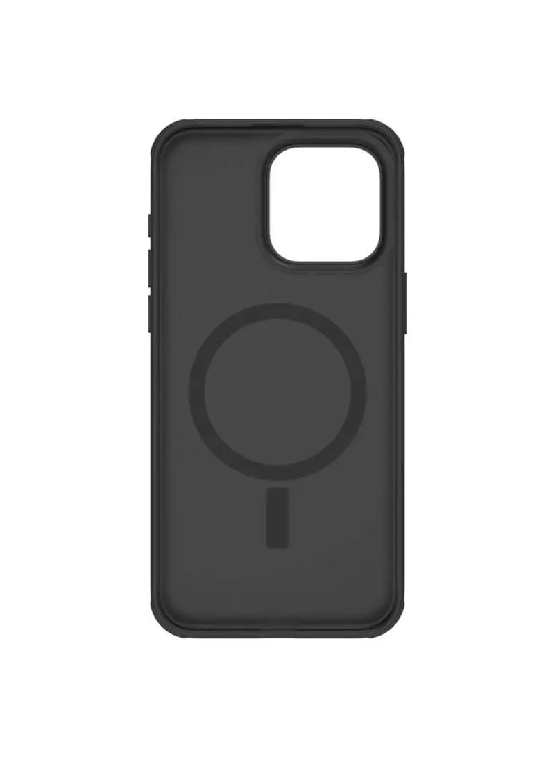 Nillkin Nillkin High Quality Super Frosted Shield Pro Magnetic Case For Apple iPhone 15 Pro Max Black  - Image 4