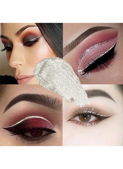 pudaier Liquid Eyeliner Eyeshadow Waterproof Eyeliner Pencil Quick Dry Eye Makeup Color Flash Eyeliner Pen Smudge-Proof Long-Wearing With Ultra Fine Soft Tip For Bold Shiny Eye Lines  - Image 3
