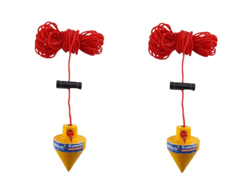 advancedestore Pyramid Plumb Bob with Line_Size 25 feet (Nylon Rope) (2) - Image 1
