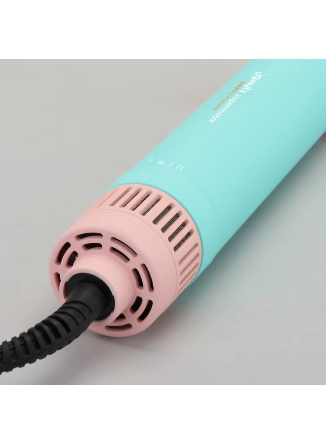 ENZO EN-4133 6-in-1 Electric Hair Styling Tool – Hair Straightener, Curler, Hot Air Brush & One-Step Dryer with Ionic Technology for Salon-Quality Styling at Home - Image 2