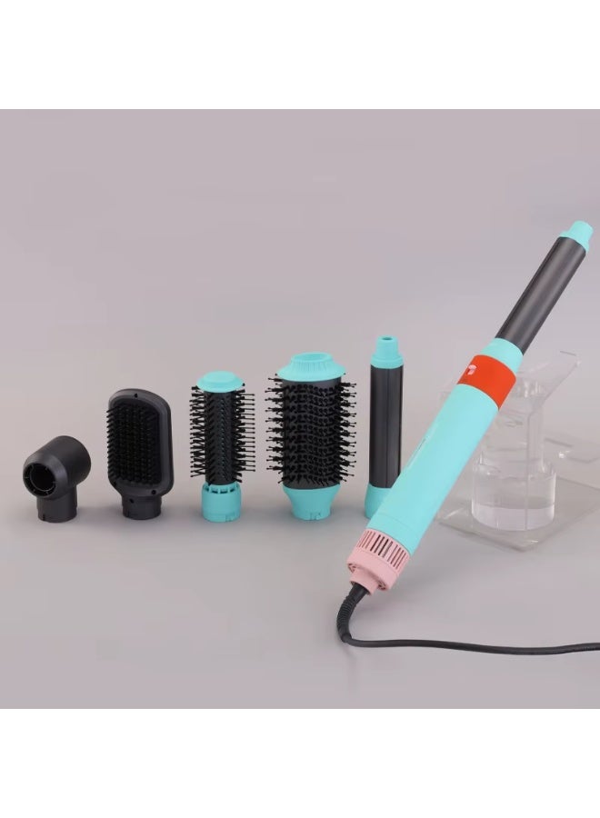 ENZO EN-4133 6-in-1 Electric Hair Styling Tool – Hair Straightener, Curler, Hot Air Brush & One-Step Dryer with Ionic Technology for Salon-Quality Styling at Home - Image 3