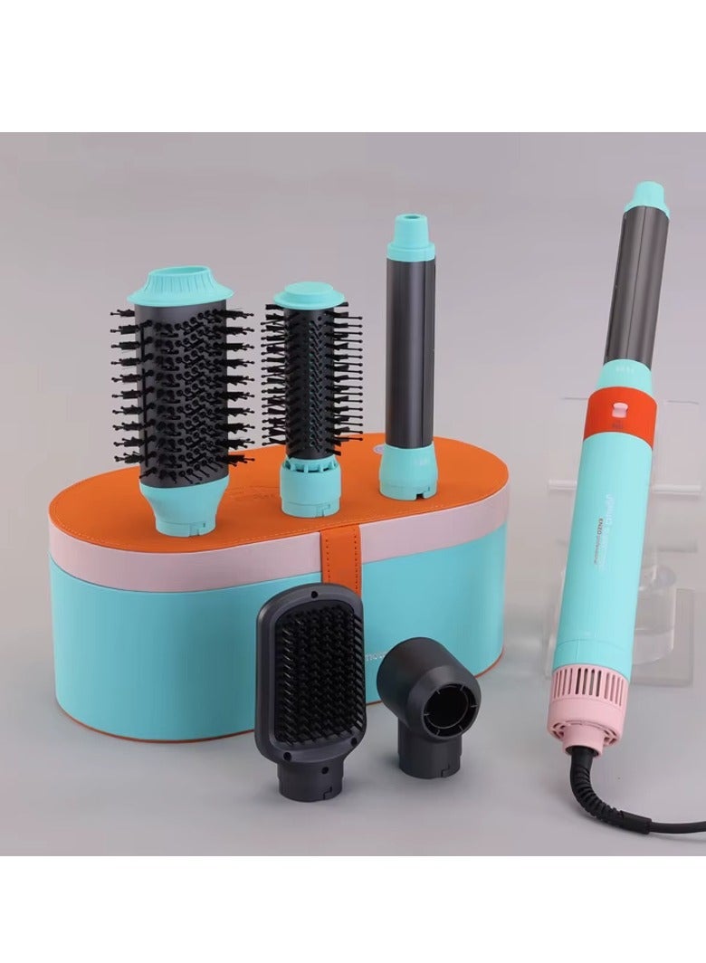 ENZO EN-4133 6-in-1 Electric Hair Styling Tool – Hair Straightener, Curler, Hot Air Brush & One-Step Dryer with Ionic Technology for Salon-Quality Styling at Home - Image 5