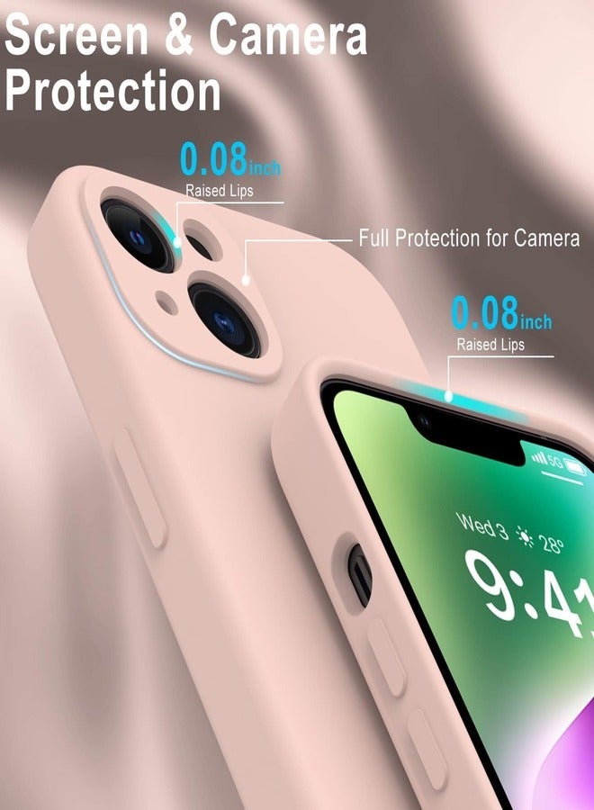ELTRAZONE Baby Pink iPhone 14 Plus Case with Screen Protector & Enhanced Camera Cover – Drop Tested, Soft Silicone Gel Rubber, Slim Fit - Image 4