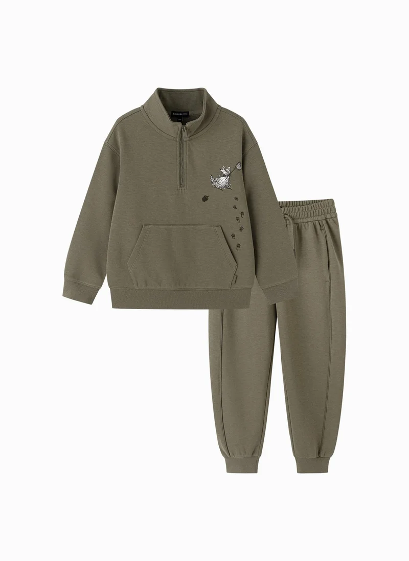 Balabala Kids Boy Knit long sleeve suit