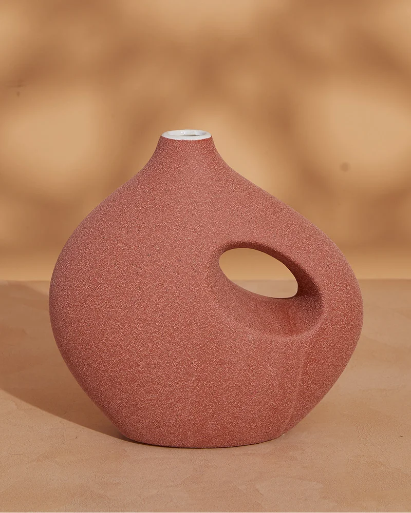 REDTAG Pink Ceramic Vase