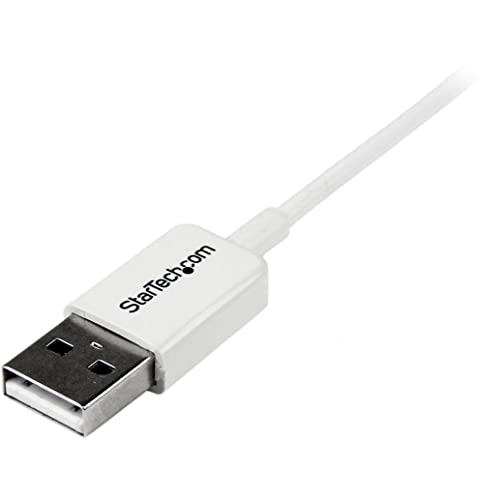 Startech.com StarTechcom 05m White Micro USB Cable A to Micro B USB for Cellular Phone Camera Hard Drive - Image 3