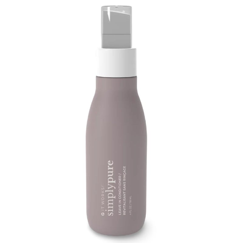 It Works Simplypure LeaveIn Conditioner  Restores NaturalLooking Shine Reduces Frizz Tames FlyAways Improves Appearance of Damaged Hair  Split Ends Suitable for ColorTreated Hair 4 fl oz
