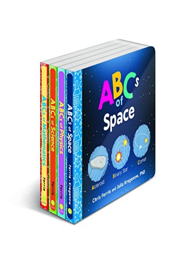 Baby University Abc'S Board Book Set: Four Alphabet Board Books For Toddlers 