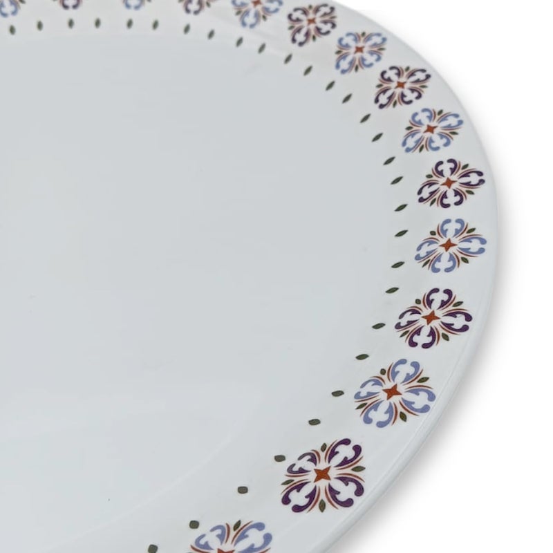 Superware سوبر وير | ميلامين نقي | مجموعة أطباق بوفيه - سماء هادئة 12.5” (6 قطع) | خالية من البقع، تشطيب لامع - Image 3