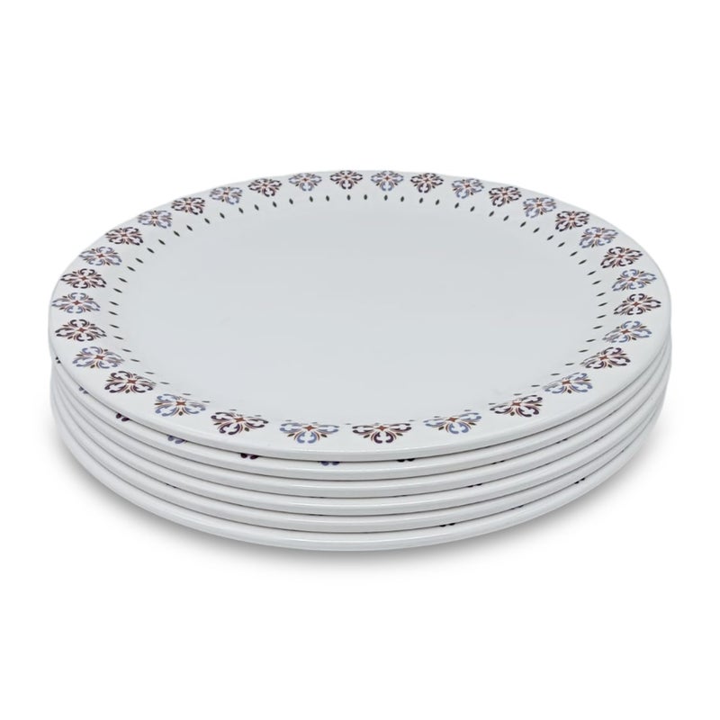 Superware سوبر وير | ميلامين نقي | مجموعة أطباق بوفيه - سماء هادئة 12.5” (6 قطع) | خالية من البقع، تشطيب لامع - Image 4