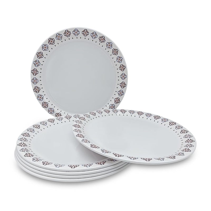 Superware سوبر وير | ميلامين نقي | مجموعة أطباق بوفيه - سماء هادئة 12.5” (6 قطع) | خالية من البقع، تشطيب لامع - Image 5