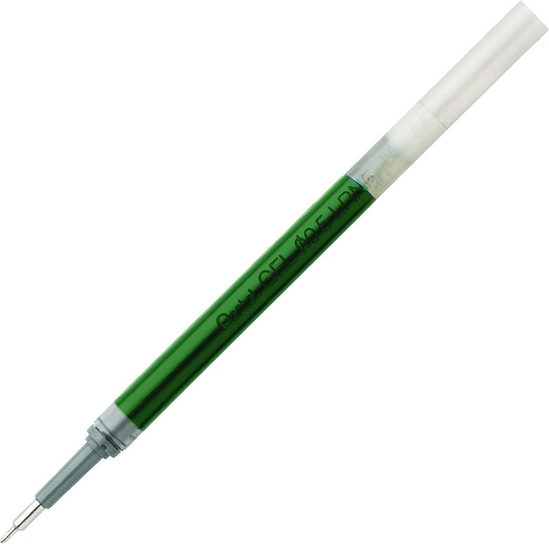 Pentel Refill Ink for EnerGel Gel Pen, (0.5mm), Needle Tip, Green Ink, Box of 12 (LRN5-D) - Image 2