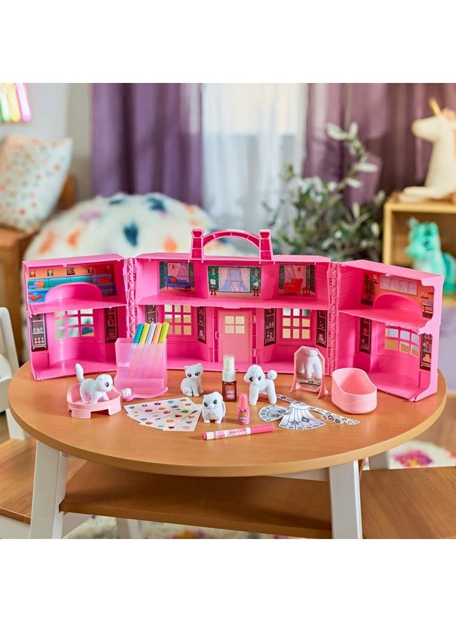 Crayola Scribble Scrubbie Pets Super Salon, Color, Paint & Wash Toy, Gift for Kids, Ages 3, 4, 5, 6 - Image 5