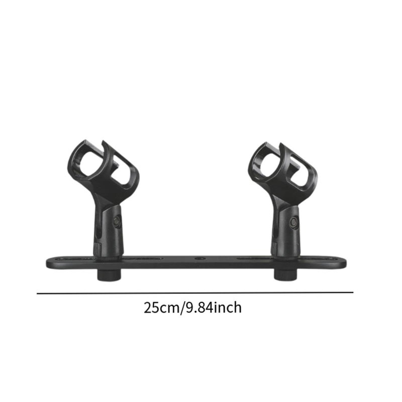 Sturdy Microphone Bar Holder Heavy Duty Mic Mount For Four Heads Array - Image 4