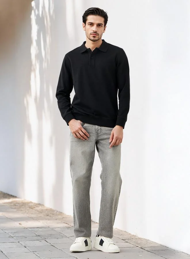 سبلاش فيڤ تيشيرت بولو بقصة عادية مطاطي