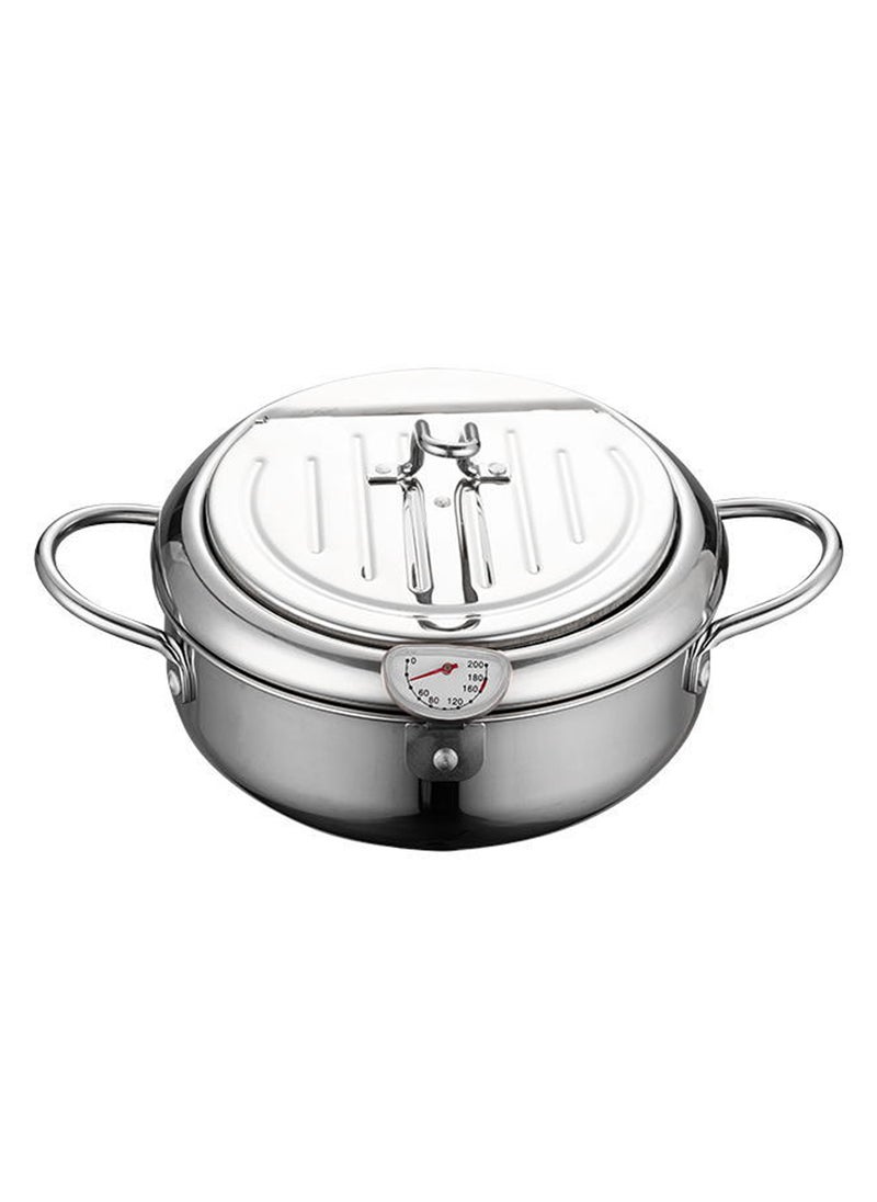 Sharpdo - Household 304 Stainless Steel Deep Fryer, Temperature Adjustable, Dedicated to Gas Induction Cookers - Image 1