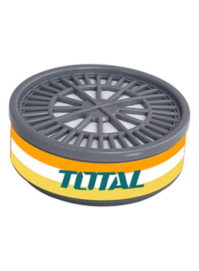 توتال قناع تنفس نصفي للوجه (Total) بمرشحين مزدوجين — حماية صناعية ضد الغبار والغازات - Image 2