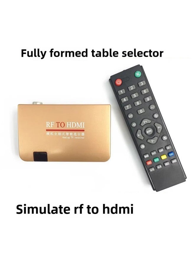 Analog RF RF Signal Selector RF To HDMI Closed Circuit Cable To HDTV Projection RF TO HDMI-Color:American Power Supply  - Image 1