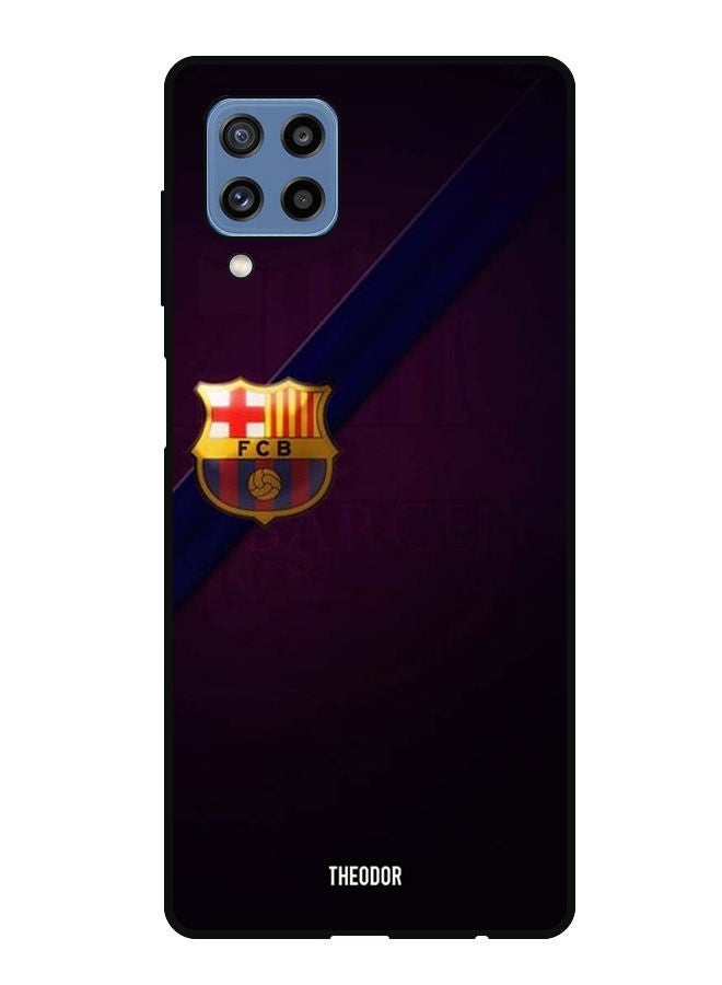 Theodor Protective Case Cover For Samsung Galaxy M32 4G  Minimal Barca Logo - Image 1