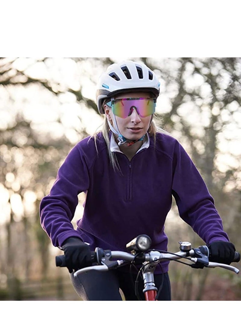 SYOSI Polarized Cycling Glasses for Men Women, 2 Pack UV Protection Sports Frameless Sunglasses, Anti-glare Trendy Sport Glasses UV400 for Cycling, Fishing, Running, Golf, Outdoor Sports - Image 3