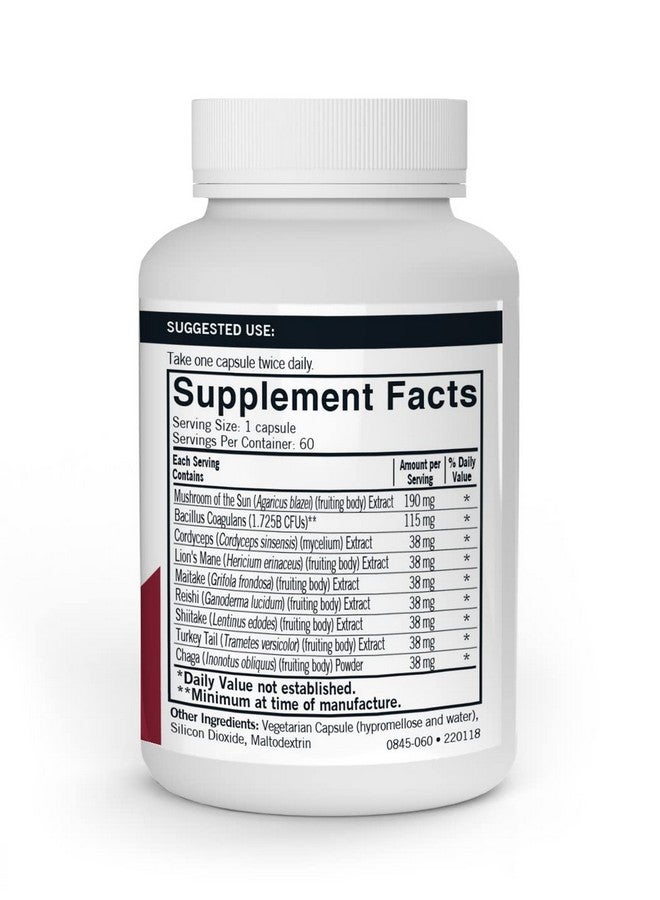 Kirkman - Mushroom Gut Health - 60 Capsules - Supports Gut Health - Aids Immune Health - Hypoallergenic - Image 2