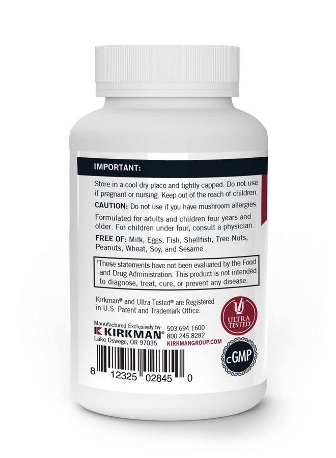 Kirkman - Mushroom Gut Health - 60 Capsules - Supports Gut Health - Aids Immune Health - Hypoallergenic - Image 3