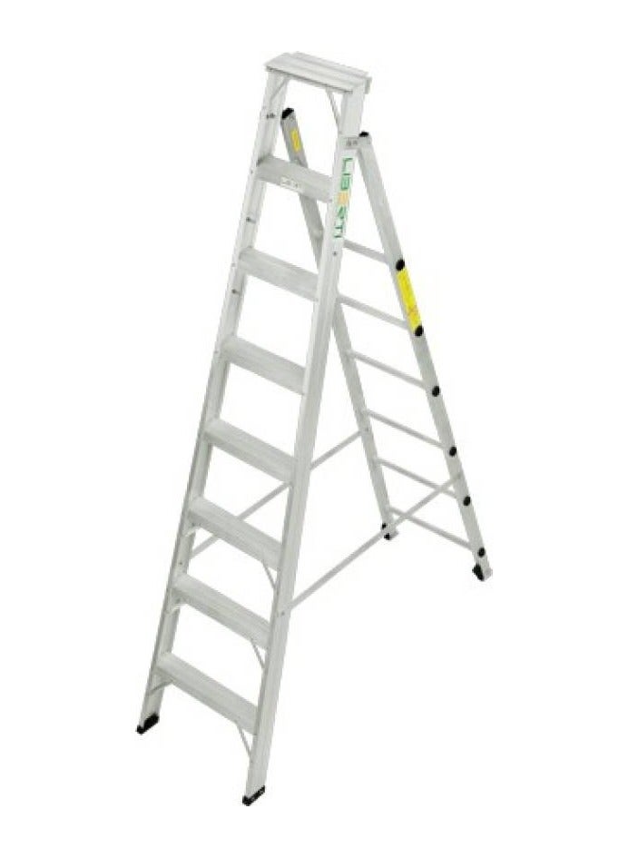 LIBERTI 8'Liberti Aluminium Flip- Up(Combination) steps ladder  - Image 1