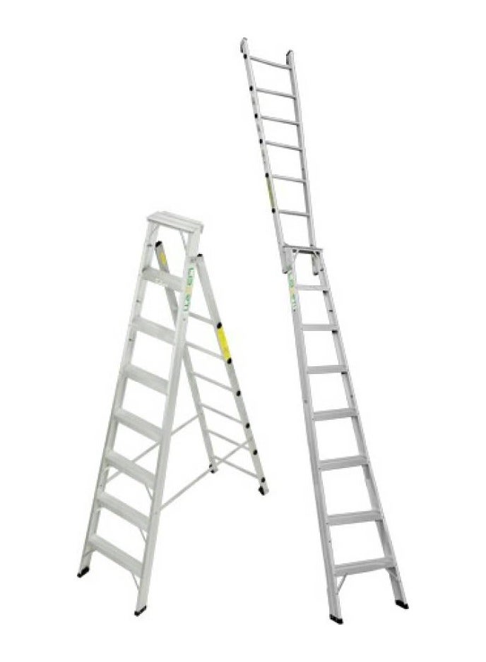LIBERTI 8'Liberti Aluminium Flip- Up(Combination) steps ladder  - Image 2