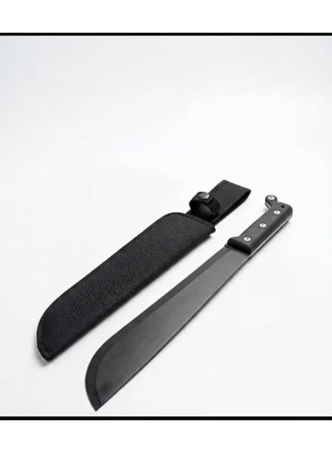 Professional Butcher Knife with Steel Blade and Durable Handle, Includes Protective Sheath, Suitable for Meat Cutting and Kitchen Use - Image 2