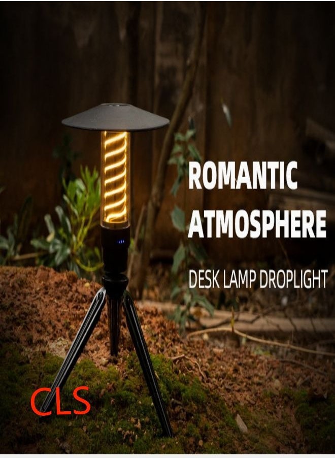 CLS Portable Camping Lantern with Tripod Stand - Multifunctional LED Night Light & Flashlight for Tents, Canopies, and Outdoor Ambiance  - Image 1