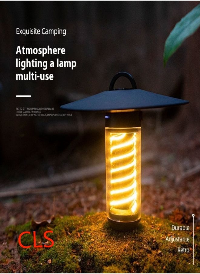 CLS Portable Camping Lantern with Tripod Stand - Multifunctional LED Night Light & Flashlight for Tents, Canopies, and Outdoor Ambiance  - Image 2