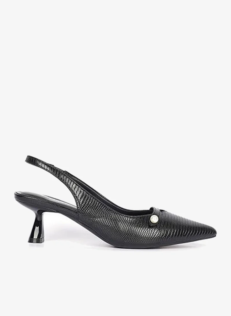 Cuple Ladies low heel slingback mules