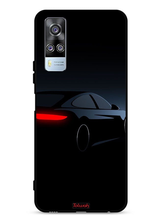 Tolwak vivo Y51 2020 Protective Case Cover Dark Car - Image 1