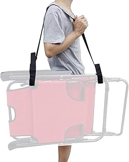 YYST 2 X Adjustable Beach Chair Carry Strap Universal Folding Chair Carry Strap Bed Chair Carry Strap - 2 Straps Per - Image 1