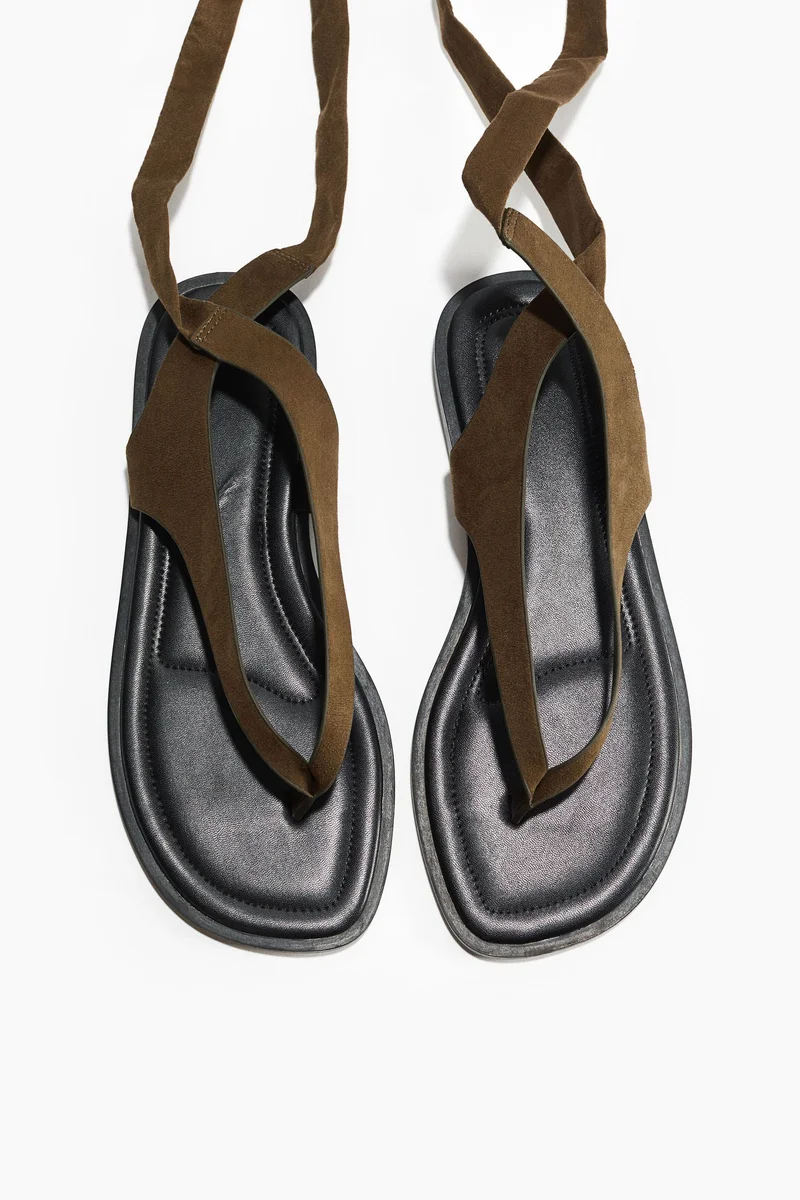 H&M Tie-detail sandals