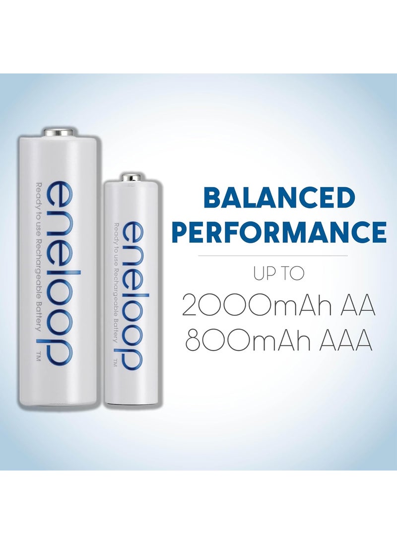 eneloop Eneloop Panasonic KKJS1MCA2BA D Size Battery Adapters AA 2100 Cycle Ni MH PreCharged Rechargeable Batteries 2 D Adapters with 2 Batteries  - Image 4