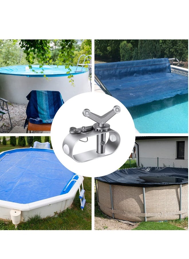 Generic 2 Pack Sturdy Pool Cover Winch and Cable Tightener for Above Ground Pools  - Image 2